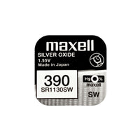 Maxell SR1130SW (390) Silver Oxide Watch Batteries