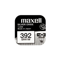 Maxell SR41W (392)  Silver Oxide Watch Batteries