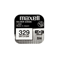 Maxell SR731SW (329) Silver Oxide Watch Batteries