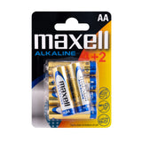 Maxell LR6 AA Blister 6 Pk (4+2)