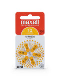 Maxell PR536 (10) 6BS Zinc Air Bateries