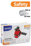 83678 Carton Sealer Safety 50 mm x 100 m