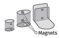 Metal Mesh Magnetic Organiser